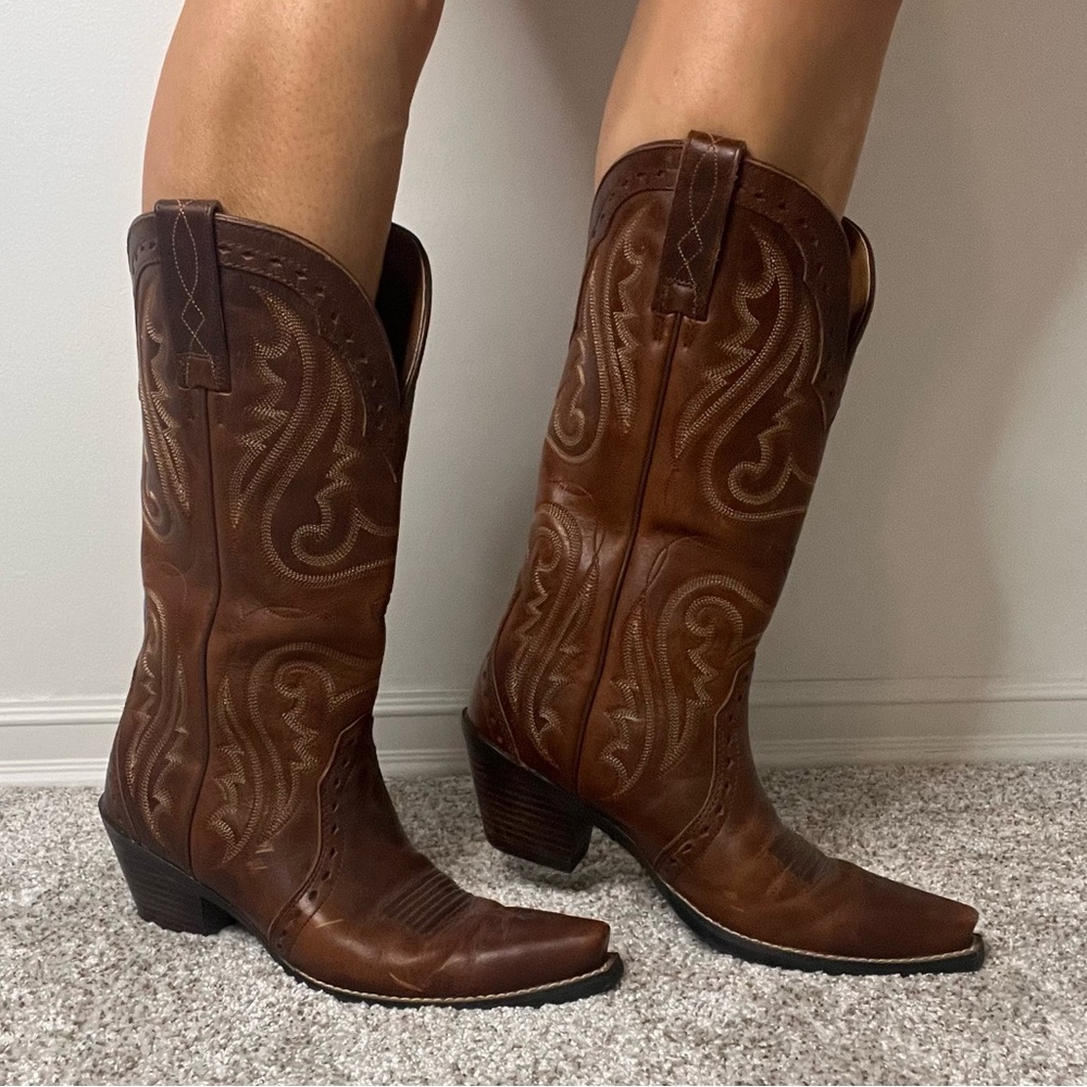 Ariat Brown Heeled Western Boots